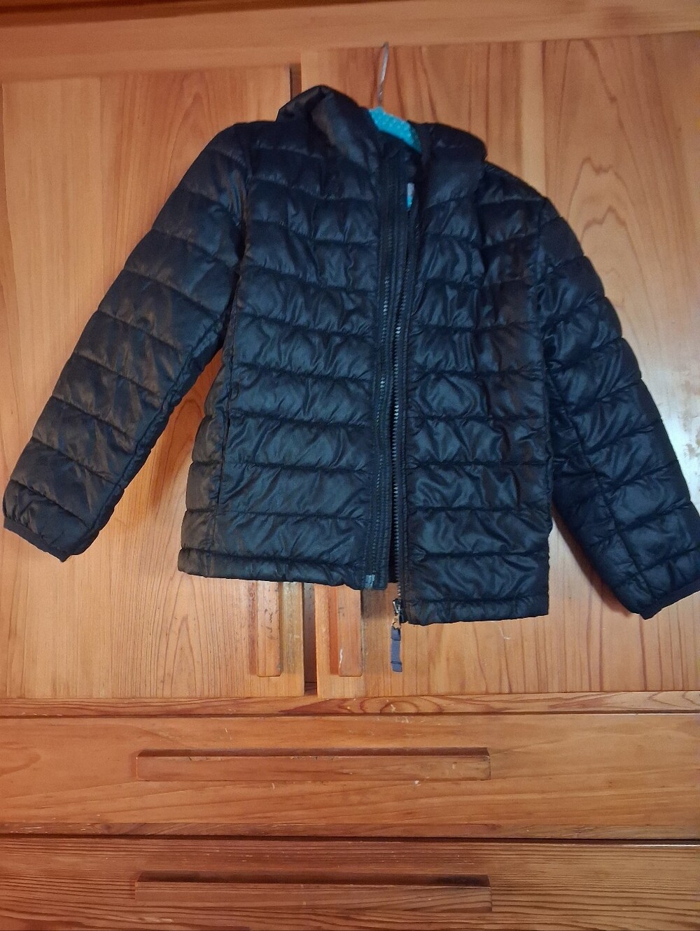 Primary Black Quilted Kids Puffer Jacket